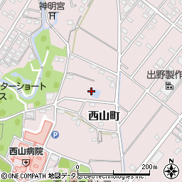 静岡県浜松市中央区西山町742周辺の地図