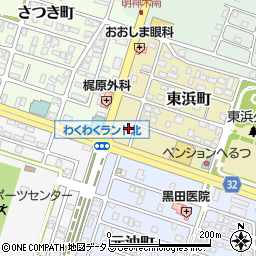ファミリーマート赤穂東浜店周辺の地図