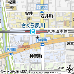 さくら夙川駅前ビル周辺の地図