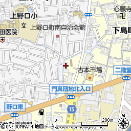 大阪府門真市下島町21-1周辺の地図