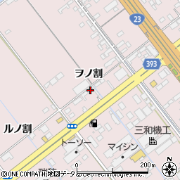 愛知県豊橋市神野新田町ヲノ割23周辺の地図