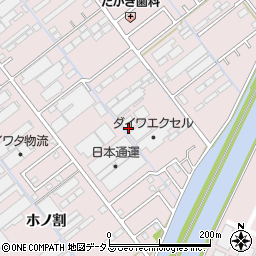 愛知県豊橋市神野新田町（ニノ割）周辺の地図