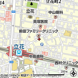 本陣串や 立花駅前店周辺の地図
