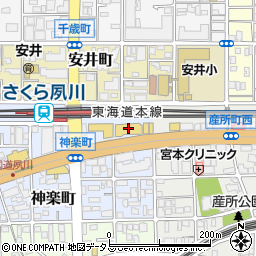 兵庫日産西宮店周辺の地図