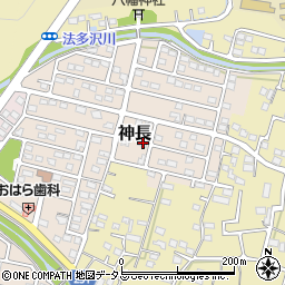 静岡県袋井市神長36-15周辺の地図