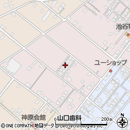 静岡県浜松市中央区西山町2459周辺の地図