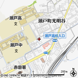 岡山県岡山市東区瀬戸町光明谷217周辺の地図