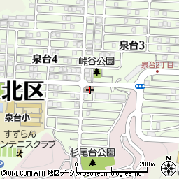 神戸市立児童館泉台児童館周辺の地図