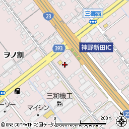 愛知県豊橋市神野新田町ワノ割49周辺の地図