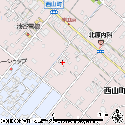 静岡県浜松市中央区西山町2374周辺の地図