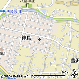 静岡県袋井市神長37周辺の地図