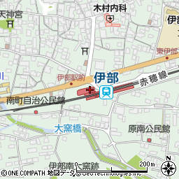 伊部駅周辺の地図