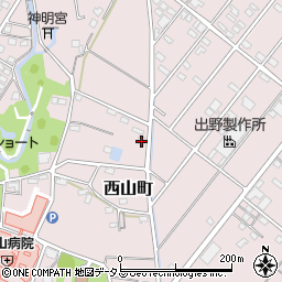 静岡県浜松市中央区西山町729周辺の地図
