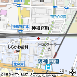 水田製作所周辺の地図