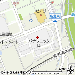 パナソニック株式会社　ＨＡ社静岡工場周辺の地図