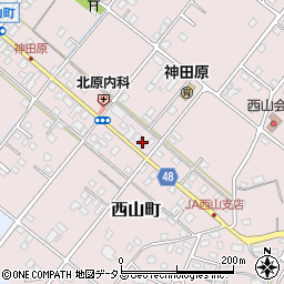 静岡県浜松市中央区西山町2219周辺の地図