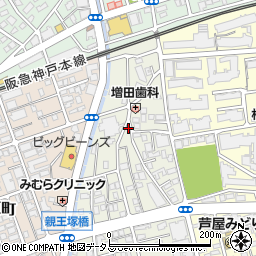 兵庫県芦屋市親王塚町10-12周辺の地図