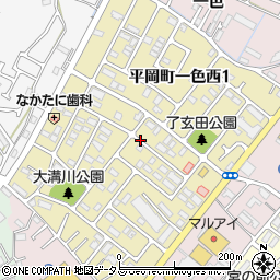 兵庫県加古川市平岡町一色西周辺の地図