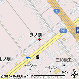 愛知県豊橋市神野新田町ヲノ割38周辺の地図