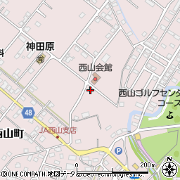 静岡県浜松市中央区西山町2135周辺の地図