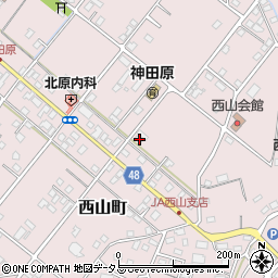 静岡県浜松市中央区西山町2148周辺の地図