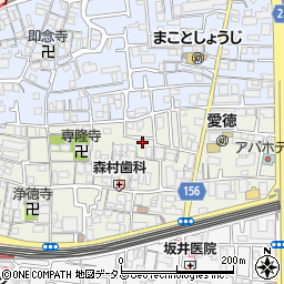 畑山塗装株式会社　大阪支店周辺の地図