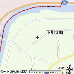 広島県三次市下川立町695周辺の地図