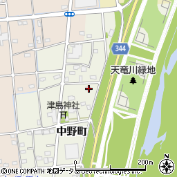 静岡県浜松市中央区中野町3064周辺の地図