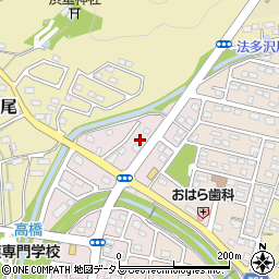 菓子司冨士屋周辺の地図