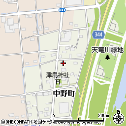 静岡県浜松市中央区中野町3082周辺の地図