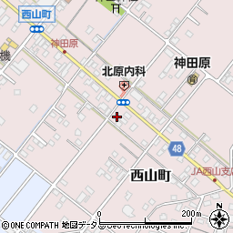 静岡県浜松市中央区西山町2259周辺の地図