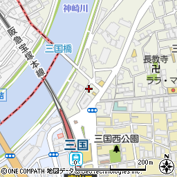 ＮＢパーキング三国駅前公園駐車場周辺の地図