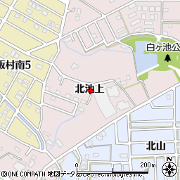 愛知県豊橋市飯村町北池上周辺の地図