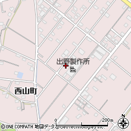 静岡県浜松市中央区西山町103周辺の地図