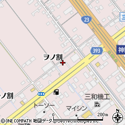 愛知県豊橋市神野新田町ヲノ割39周辺の地図
