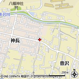 静岡県袋井市神長33周辺の地図