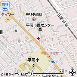 兵庫県加古川市平岡町西谷130周辺の地図