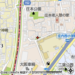 庄本小公園周辺の地図
