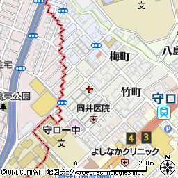 大阪府守口市梅町6-18周辺の地図