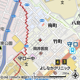 大阪府守口市梅町6-20周辺の地図