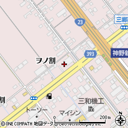 愛知県豊橋市神野新田町ヲノ割42周辺の地図