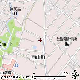 青野鐵象　書道教室周辺の地図