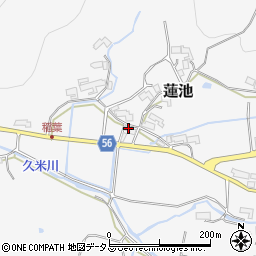 上野大山田線周辺の地図