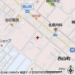 静岡県浜松市中央区西山町2373周辺の地図