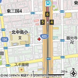 沢井製薬株式会社　本社周辺の地図