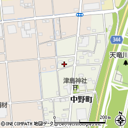 静岡県浜松市中央区中野町3054周辺の地図