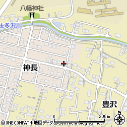 静岡県袋井市神長35-1周辺の地図