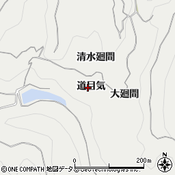 愛知県知多郡南知多町内海道目気周辺の地図
