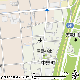 静岡県浜松市中央区中野町3053周辺の地図