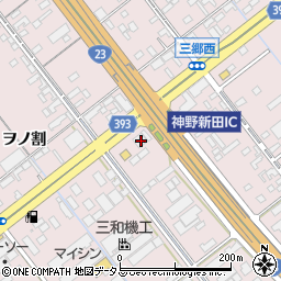 愛知県豊橋市神野新田町ワノ割44周辺の地図